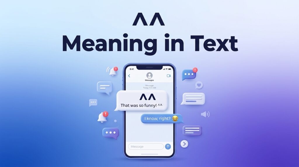 ^^ Meaning in Text What It Means in Chat & Social Media